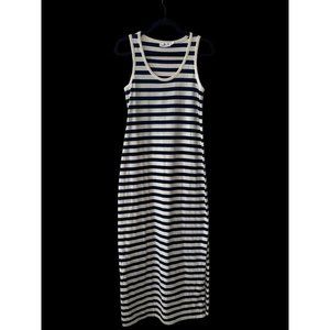 VINEYARD VINES STRIPED SLEEVELESS TANK MAXI DRESS